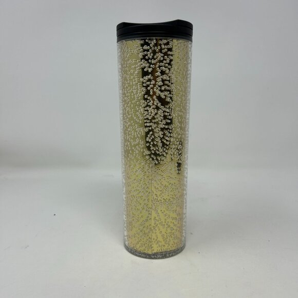 Starbucks Holiday 16 oz Gold Bubble Hot Cold Coffee Tumbler - Picture 2 of 6